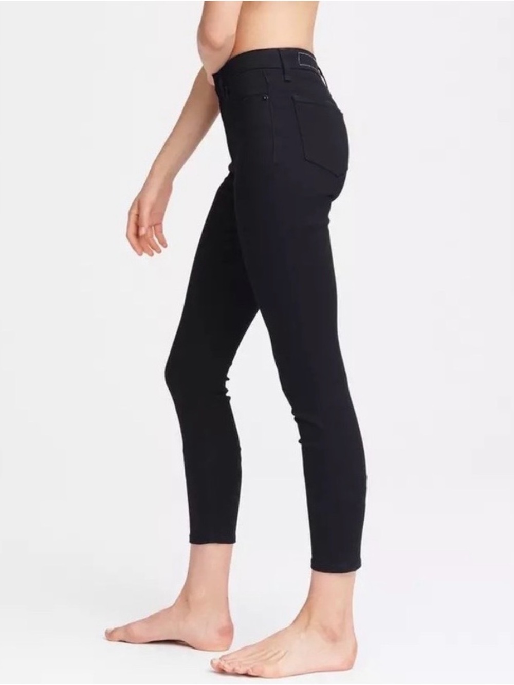 Rag & Bone NINA HIGH-RISE ANKLE SKINNY Black Size 27